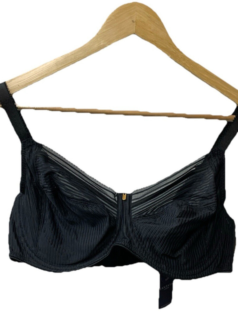 Fantasie 3091 Fusion Full Cup Side Support Unlined Underwire Bra Black 38DD